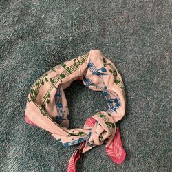 Neck Scarf - Rainbow Musical Notes