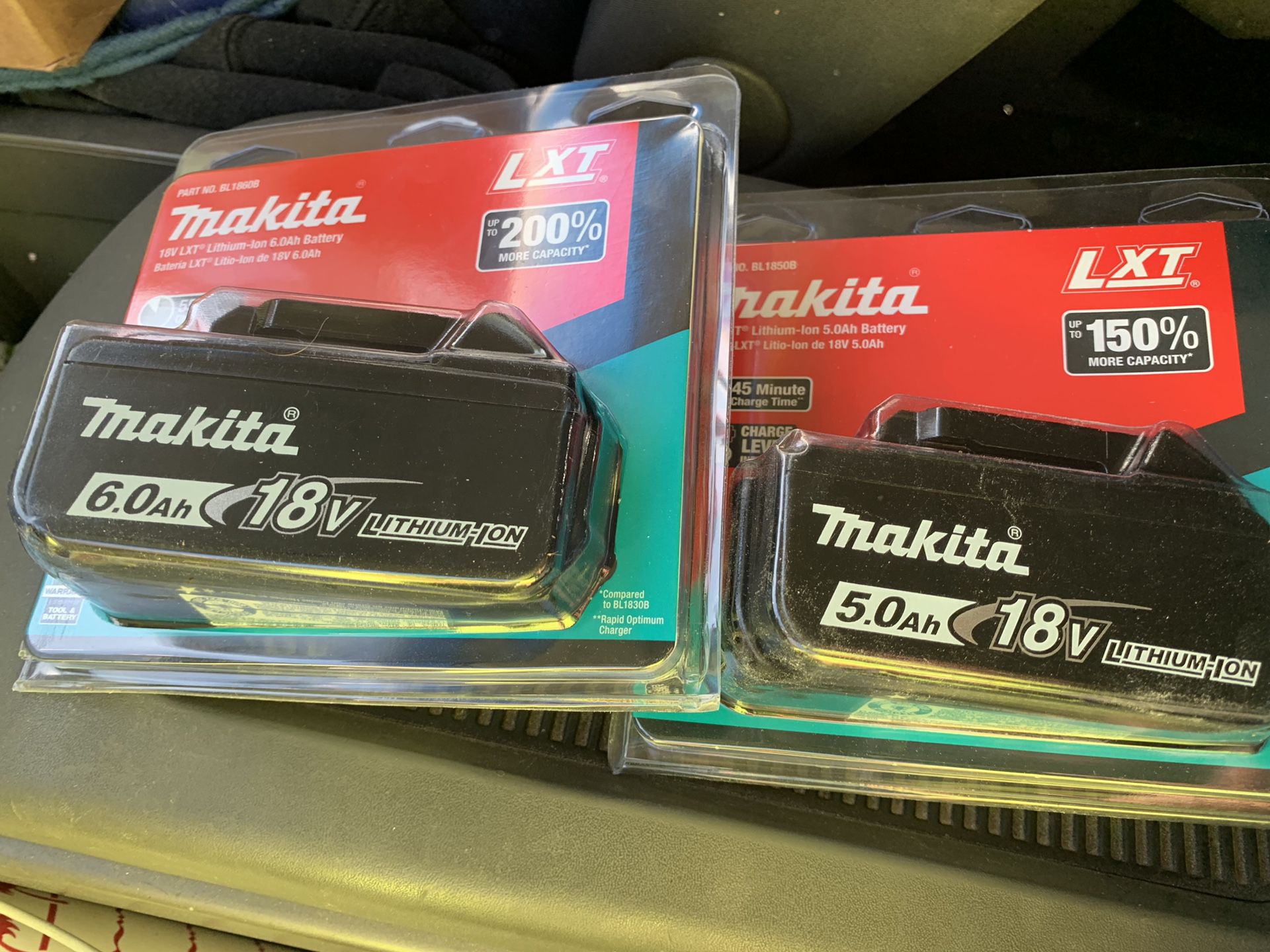 New Makita batteries 5.0 and 6.0