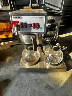 Nupant Commercial Coffee Brewer with Carafes