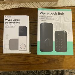 Wyze Video doorbell + Lock bolt (BRAND NEW)