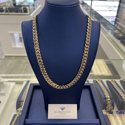 Chain 24 Inch 13 Mm By 13 Mm 10k Solid 
