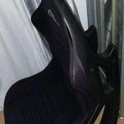 Floor Rocker Gaming Chair Black With Removable Cover 