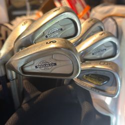 Callaway Steel Head X-14 Set 4-SW (missing 9 But Has Replacement 