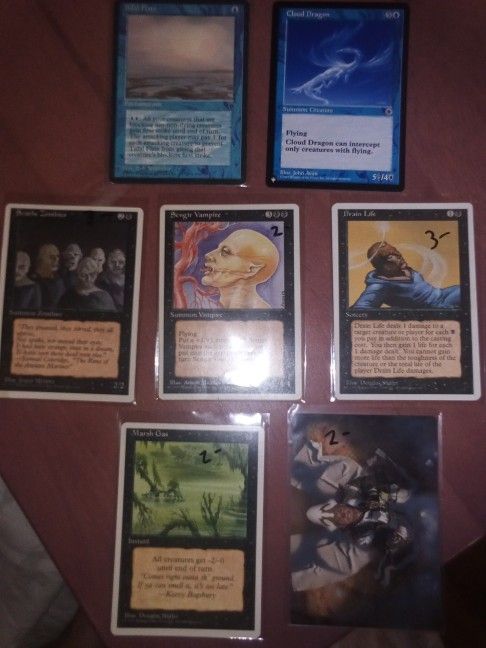 Magic Cards Vintage w Modern Artcard