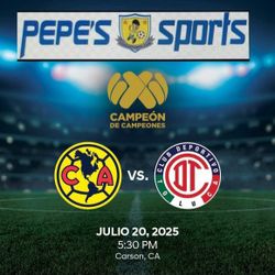 Campeon de Campeones: Club America vs Toluca