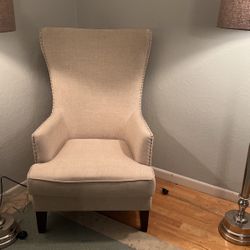 Mid Century, Modern Living Room, Chair, High Back