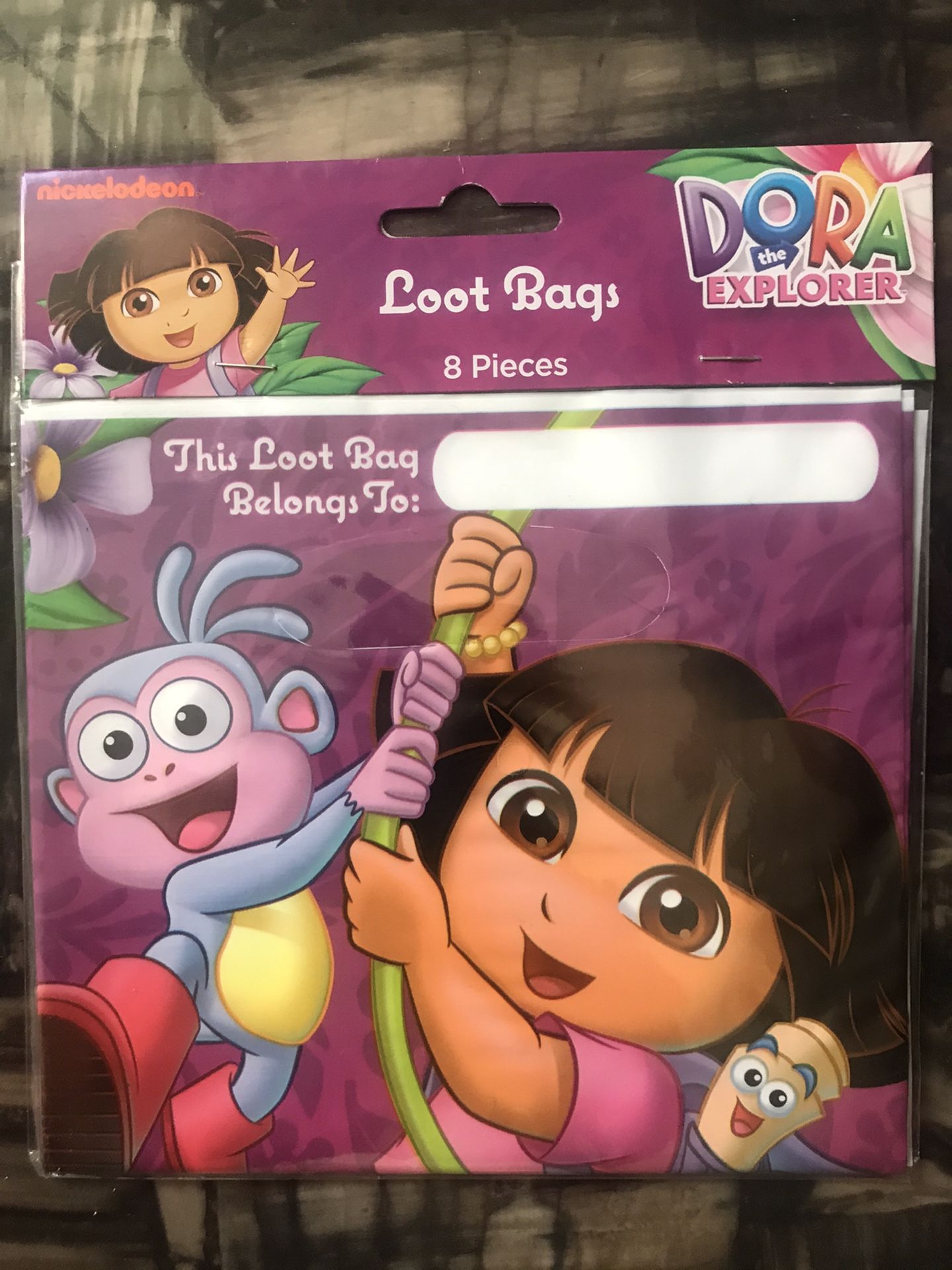 Dora the Explorer Loot Bags 8 CT Party Supplies