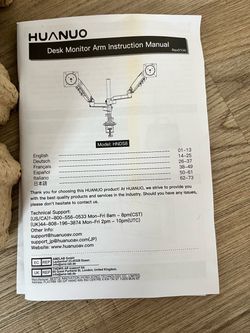 Brand new dual monitor stand