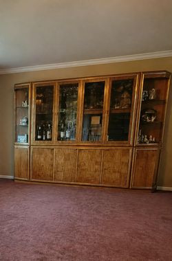 American of Martinsville Entertainment center wall unit