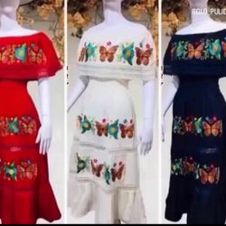 Vestidos y Blusas Bordadas Méxicanas✨  Mexican Dresses & Blouses, ✨ ✨ Prices Vary - Precios Variados