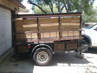 Great 5x8 trailor solid built to last. I haul it with my tundra empty great drive.