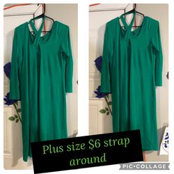 $6 Strap Around Plus size Dress 