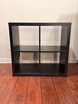 Black 4-Cube Storage Shelf / Bookcase