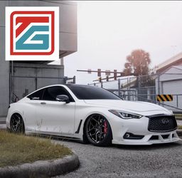 ⚪🔥 Rohana RFX1i Forged Concave Wheels ✨ 20”X8.5  Infiniti Q50 Fitment | Black Finish 🖤⚪