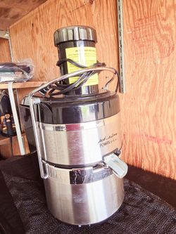 Jack Lalanne's Power Juicer Deluxe, Black and Chrome