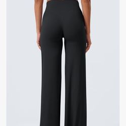 YEOREO Workout Leggings Womens No Front Seam Straight Leggings