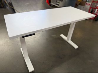 Herman miller sit to stand desk 24 x 54” dual motor white top and white frame