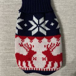 Winter Wear Holiday Sweater For Small Sized Dog