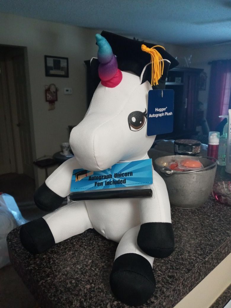 Graduation autograph unicorn