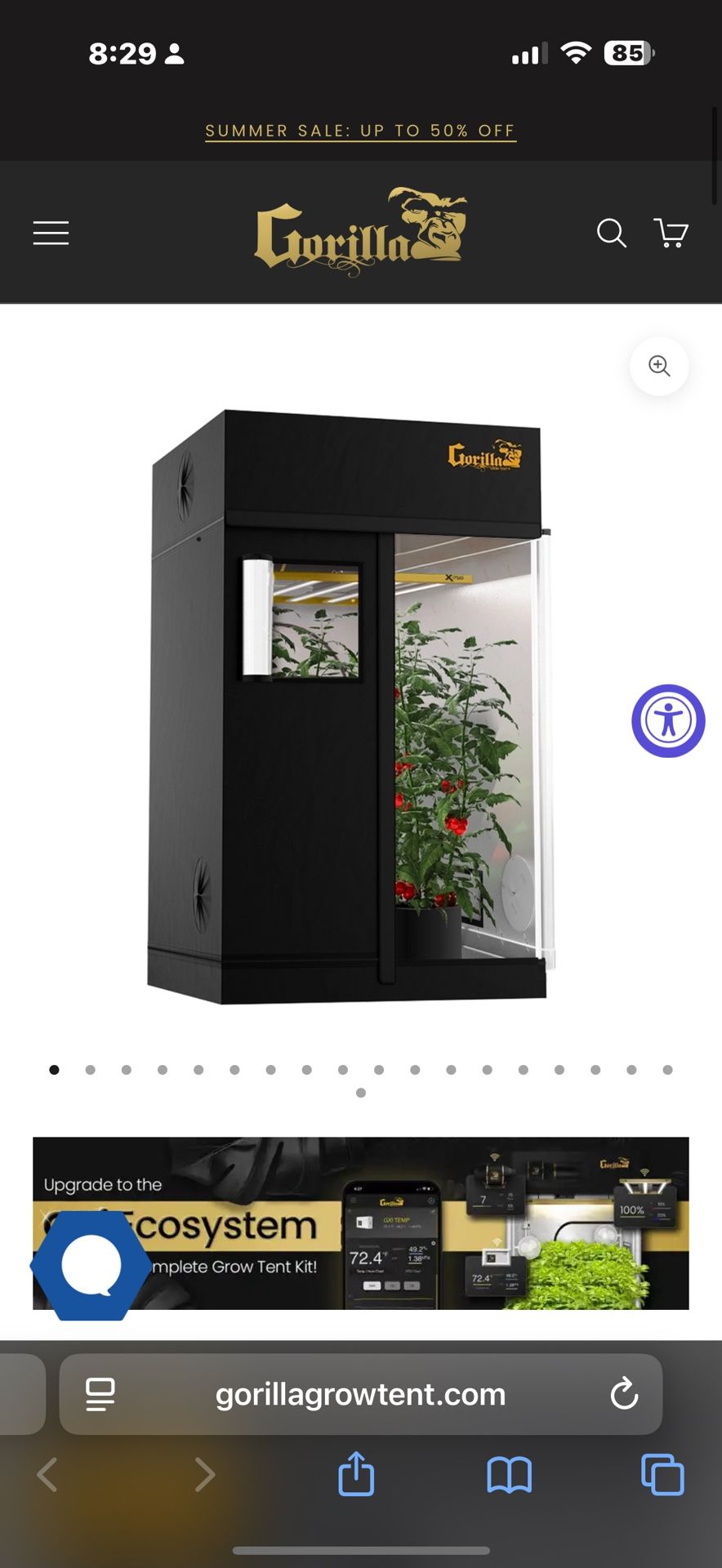 Grow tent