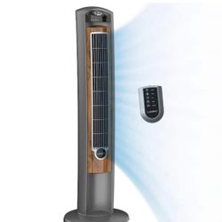 New Lasko Wind Curve 42 in. 3-Speed Oscillating Tower Fan with Fresh Air Ionizer and Remote Control