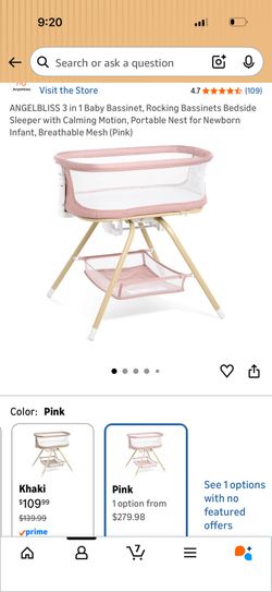 Pink Bassinet