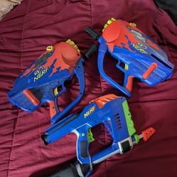 3 Toy Air Nerf Guns
