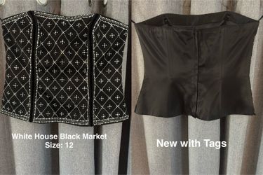 Strapless Blouse New With Tags 