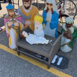 Vintage Mold Empire Nativity Set