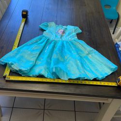 Elsa Dress Costume Sz 5-6
