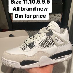 Jordan 4 Military Black 