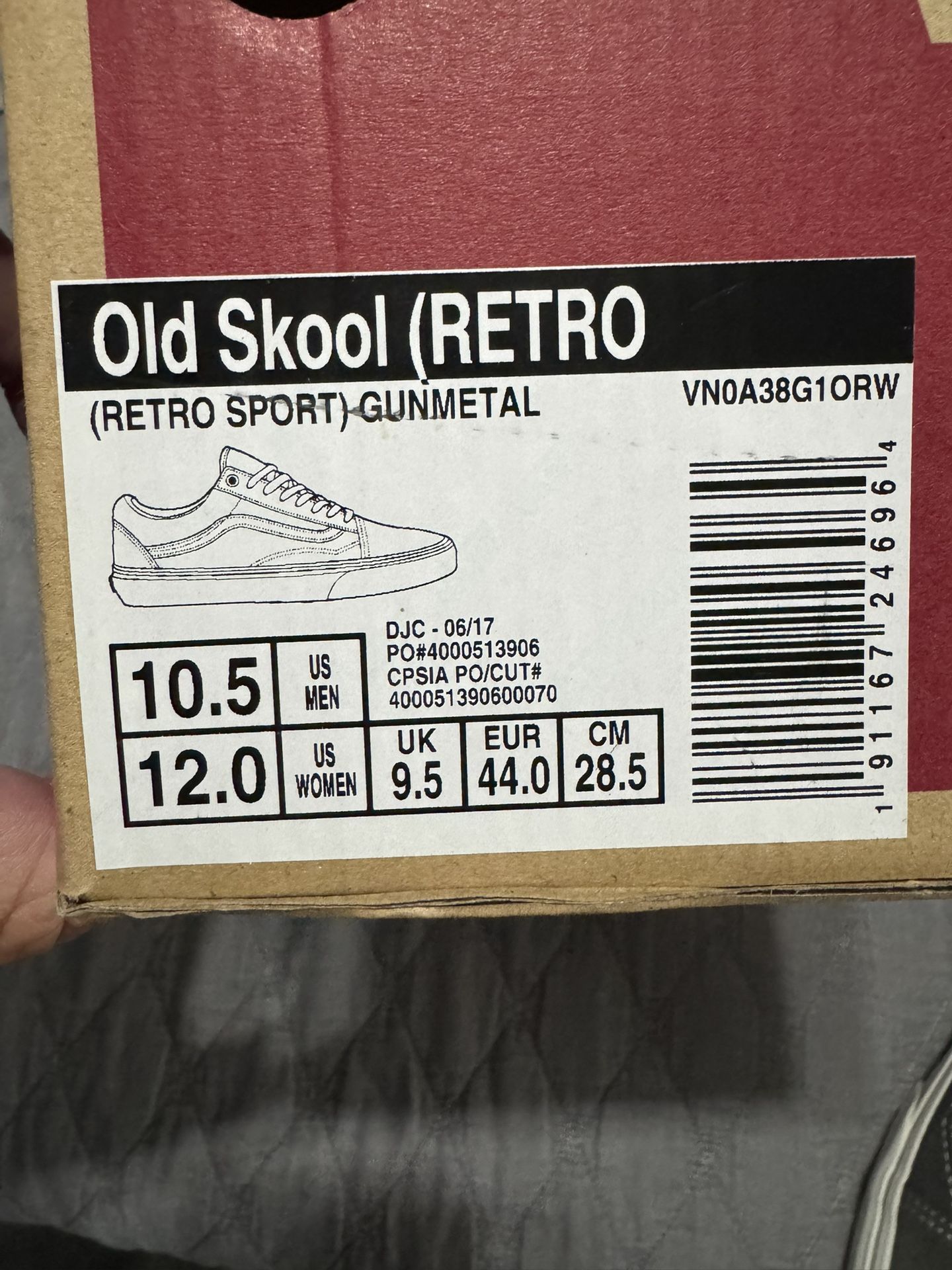 Mens Vans Old Skool Size 10.5