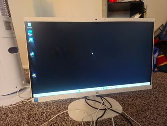 HP All-in-One Desktop PC with keyboard and mouse