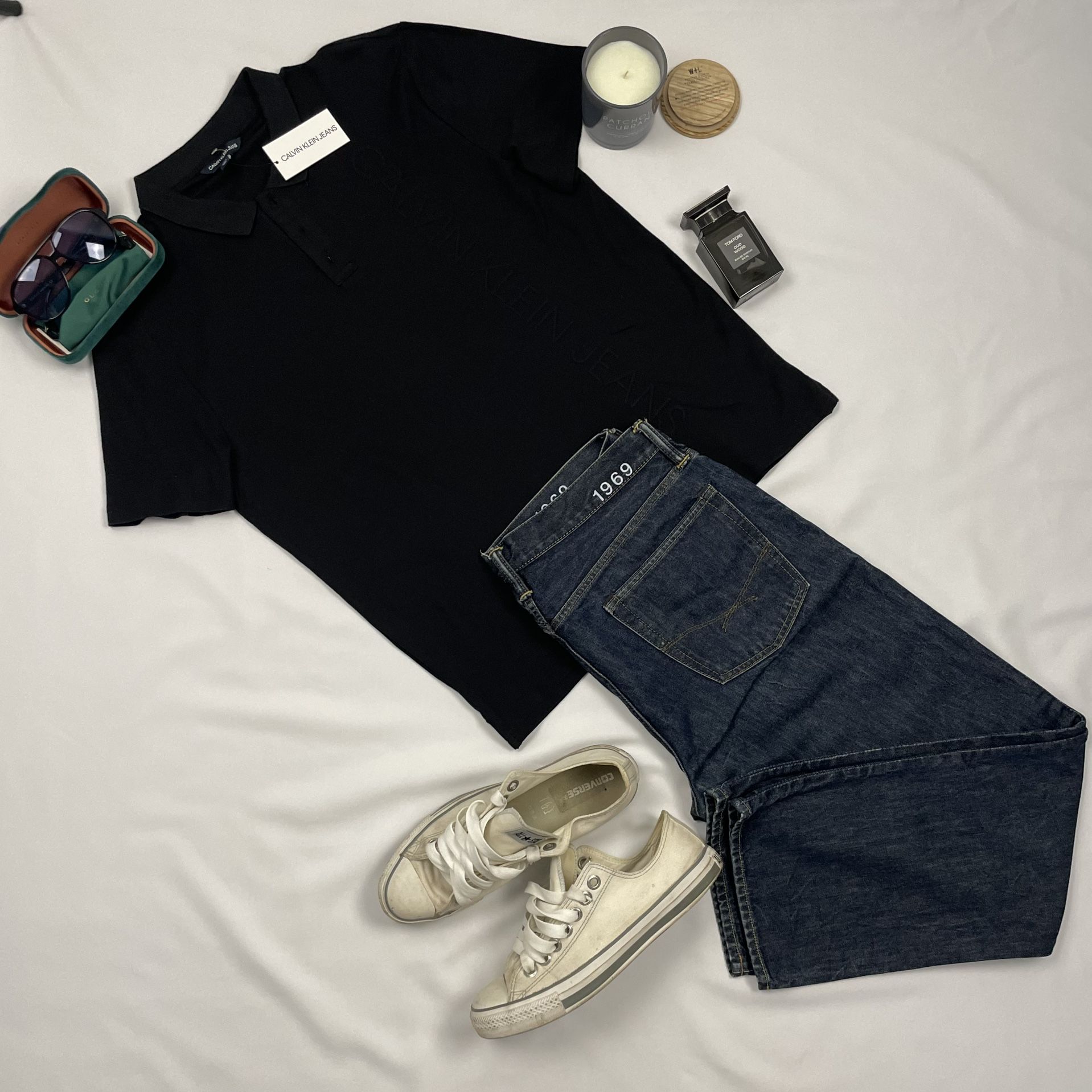 gap jeans men 36x30 and t-shirt