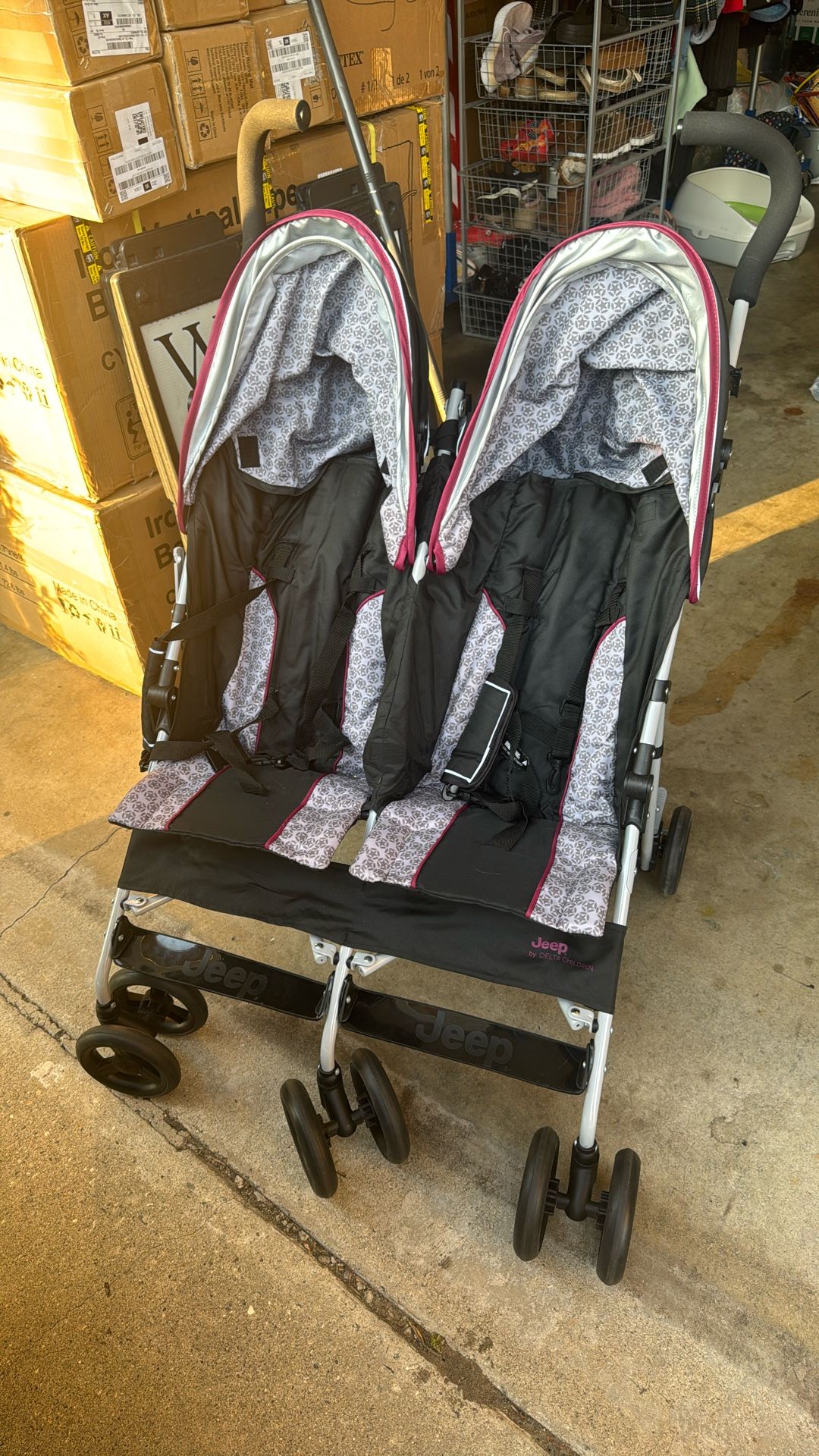 Delta Double Stroller