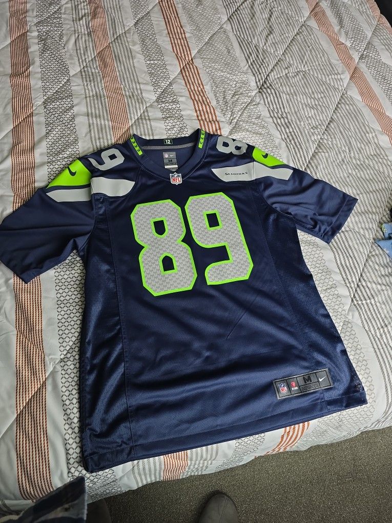 Signed Seahawks Dissly Jersey