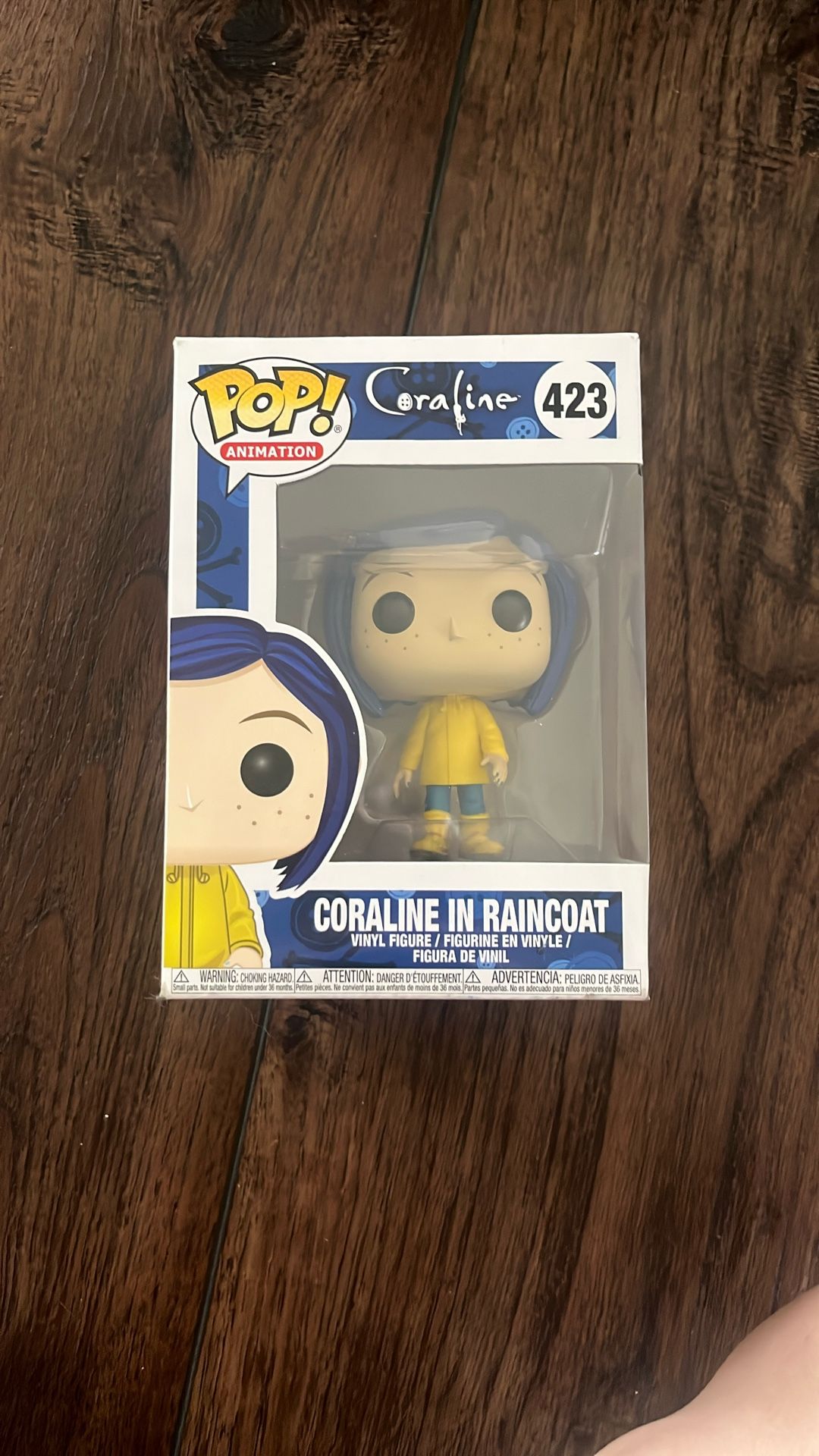 Coraline In Raincoat Pop Figure