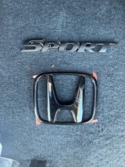 Honda Sport black emblems