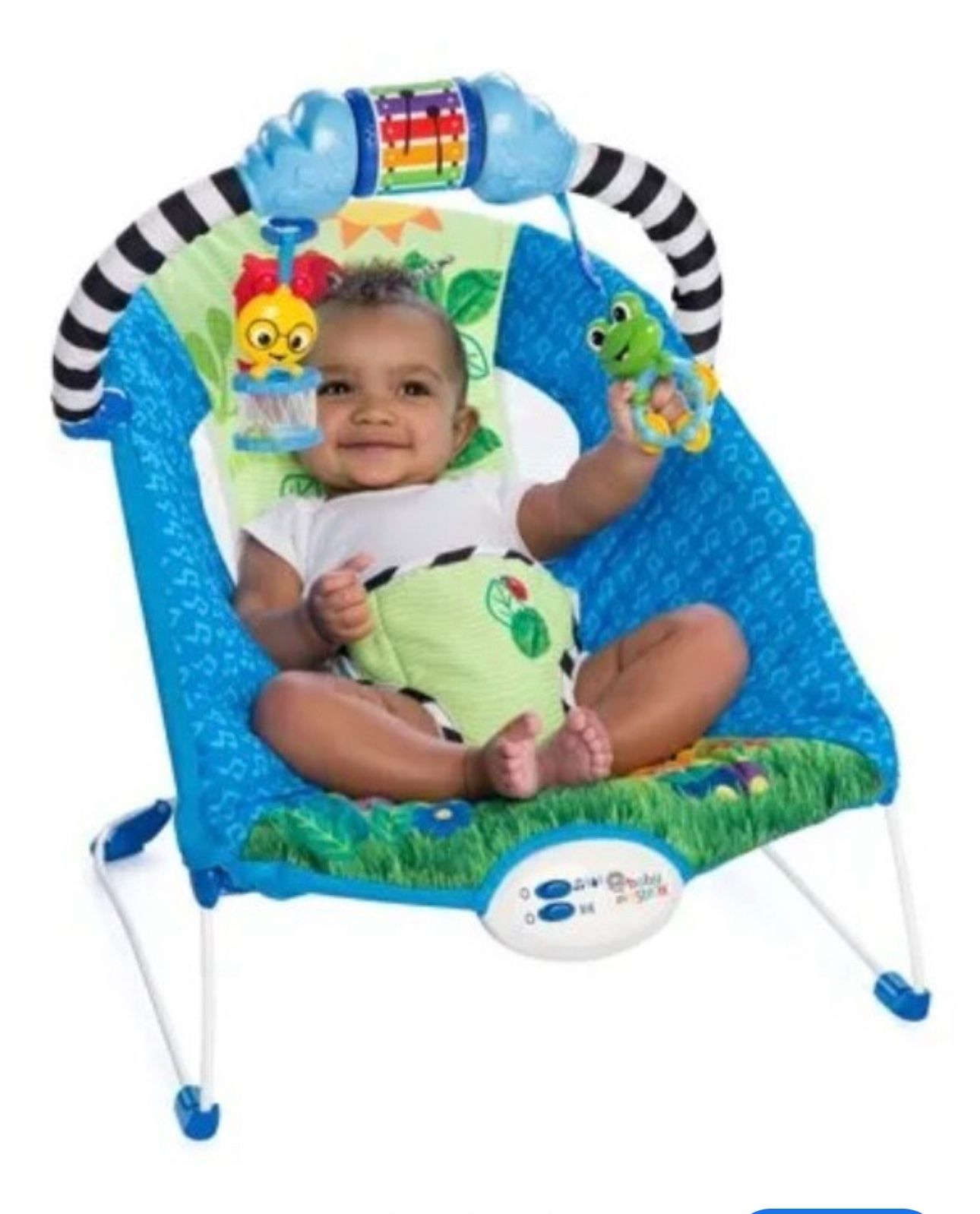 BABY EINSTEIN Neighborhood Symphony Bouncer Musical Bounce Seat ~ New Old Stock