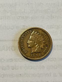 1892 Indian Head Penny And 1905 Indian Head Pendant