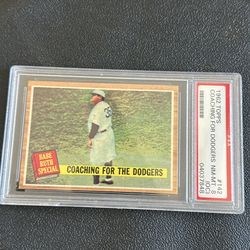 1962 Topps “Coaching for the Dodgers” #142 PSA 8 (OC)