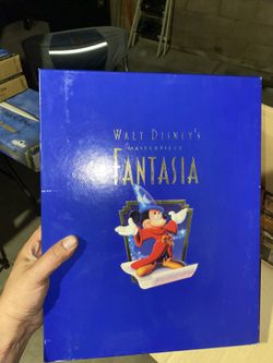 2006 WALT DISNEY FANTASIA DELUXE COLLECTORS EDITION VHS & CD BOX SET $60