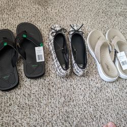 Brand New Shoes Slippers $5 A Pair And Boots $8 A Pair 