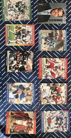 *10 NFL 1990 Cards*