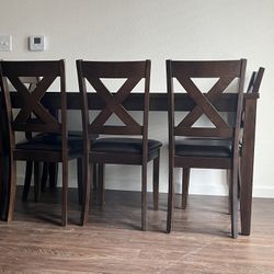 Large Kitchen Table & Chairs