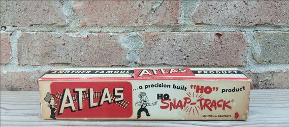 Vintage Atlas HO 12-Sections Straight Snap Track
