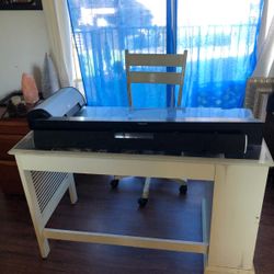 FREE Desk & Chair, Sound Bar, Printer 