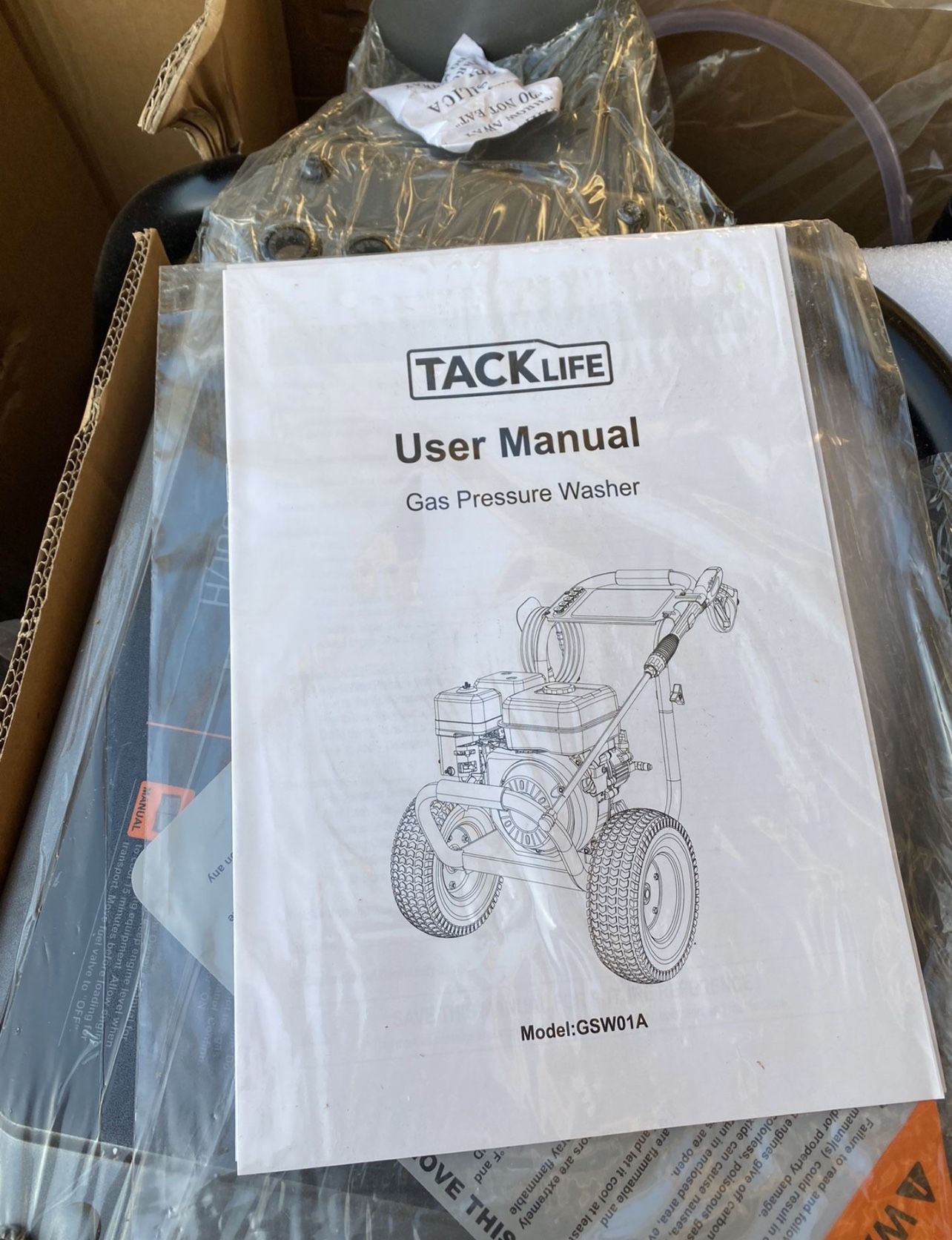 Tacklife gas 2024 pressure washer
