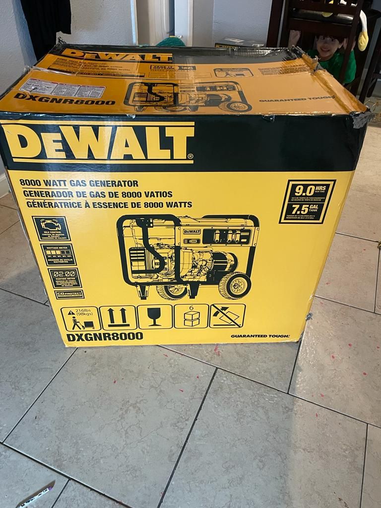 Dewalt Generator 8000 Watts for Sale in Houston, TX - OfferUp