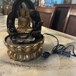 Buddha Statue Tabletop Water Fountain